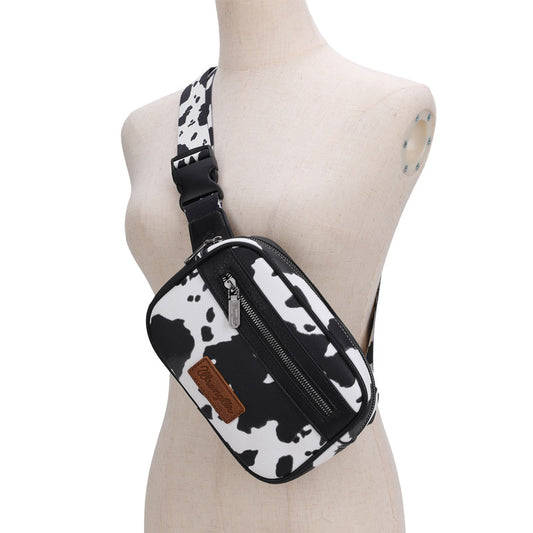 Wrangler Cow Print Belt Bag/Fanny Pack