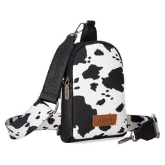 WRANGLER COW PRINT BAG SET