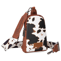 WRANGLER COW PRINT BAG SET