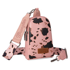 Wrangler Cow Print Sling Bag