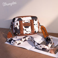 Wrangler Cow Print Crossbody Bag