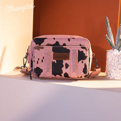 Wrangler Cow Print Crossbody Bag