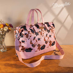 WG133-W005 Wrangler Cow Print Trolley Sleeve Weekender