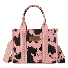 Wrangler Cow Print Concealed Tote Bag