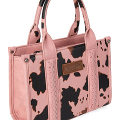 Wrangler Cow Print Concealed Tote Bag