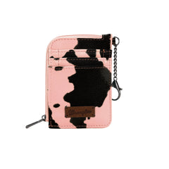 Wrangler Cow Print Card Holder