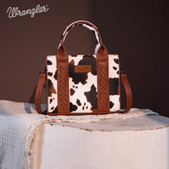 Wrangler Cow Print Concealed Mini Tote Bag