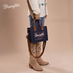 Vintage Wrangler Canvas Tote/Crossbody