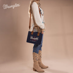 Vintage Wrangler Canvas Tote/Crossbody