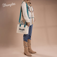 Vintage Wrangler Canvas Tote/Crossbody