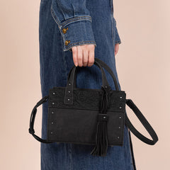 Wrangler Western Tooled Tote Crossbody