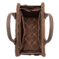 Wrangler Aztec Sherpa Trim Crossbody Purse