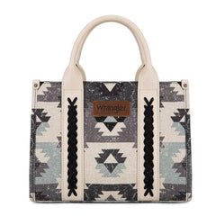 Wrangler Southwestern Print Canvas Tote Bag