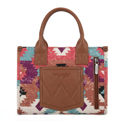 Wrangler Southwestern Print Canvas Tote Bag