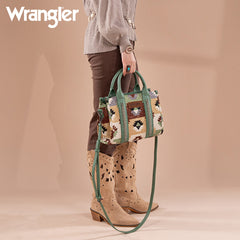 Wrangler Southwestern Print Canvas Tote Bag