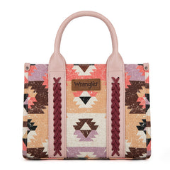 Wrangler Southwestern Print Canvas Tote Bag