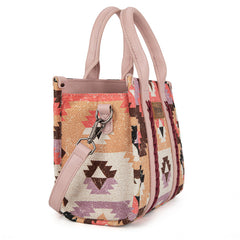 Wrangler Southwestern Print Canvas Tote Bag