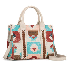 Wrangler Southwestern Print Canvas Tote Bag