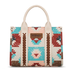 Wrangler Southwestern Print Canvas Tote Bag