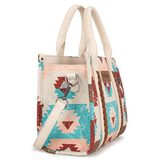 Wrangler Southwestern Print Canvas Tote Bag