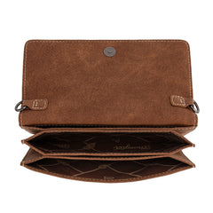 Wrangler Genuine Hair-On Cowhide Mini Crossbody