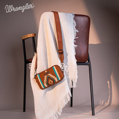 Wrangler Aztec Knitted Mini Crossbody