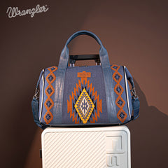 Wrangler Aztec Knitted Duffle Bag