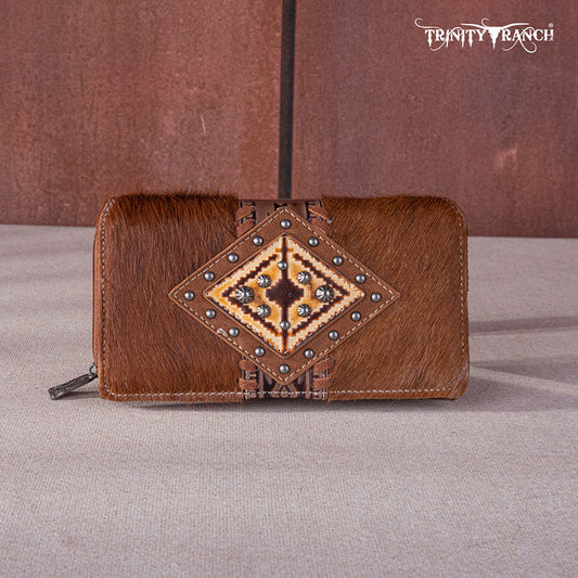 Trinity Ranch Hair-On Cowhide Wallet