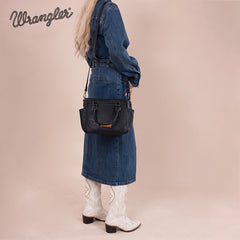 Wrangler Carry-All Buckle Tote/Crossbody