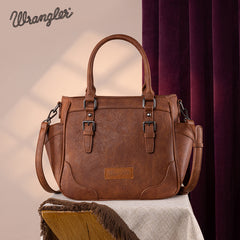 Wrangler Carry-All Buckle Tote/Crossbody