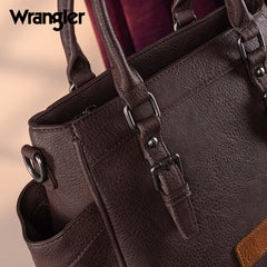 Wrangler Carry-All Buckle Tote/Crossbody