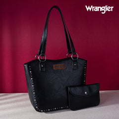 WG2-241  Wrangler Concealed Carry Tote with Matching Pouch - Black