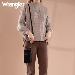 Wrangler RFID Small Crossbody Cellphone Wallet