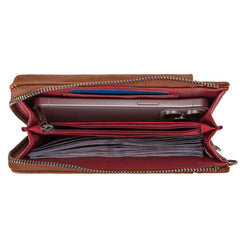 Wrangler RFID Small Crossbody Cellphone Wallet