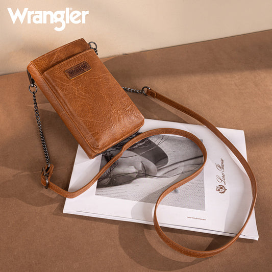 Wrangler RFID Small Crossbody Cellphone Wallet