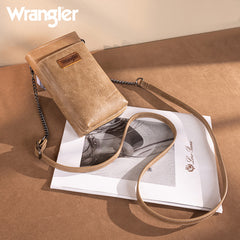 Wrangler RFID Small Crossbody Cellphone Wallet