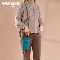 Wrangler RFID Small Crossbody Cellphone Wallet