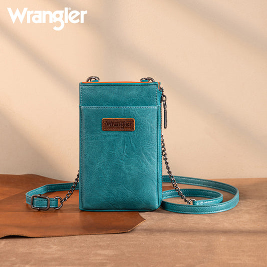 Wrangler RFID Small Crossbody Cellphone Wallet