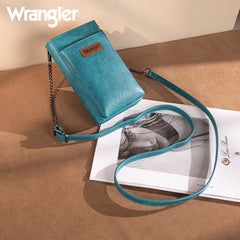 Wrangler RFID Small Crossbody Cellphone Wallet