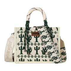 Wrangler Southwestern Print Rope Tote Bag