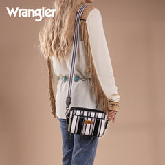 Wrangler Striped Crossbody Purse