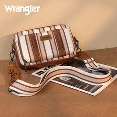 Wrangler Striped Crossbody Purse