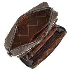 Wrangler Striped Crossbody Purse