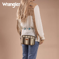 Wrangler Striped Crossbody Purse