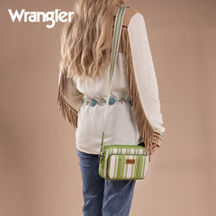 Wrangler Striped Crossbody Purse