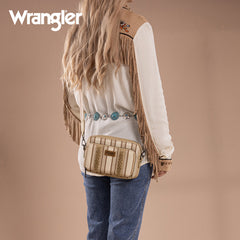 Wrangler Striped Crossbody Purse