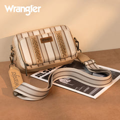 Wrangler Striped Crossbody Purse