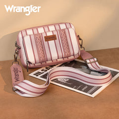 Wrangler Striped Crossbody Purse