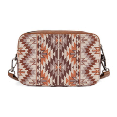 Wrangler Aztec Printed Crossbody Purse