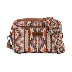 Wrangler Aztec Printed Crossbody Purse